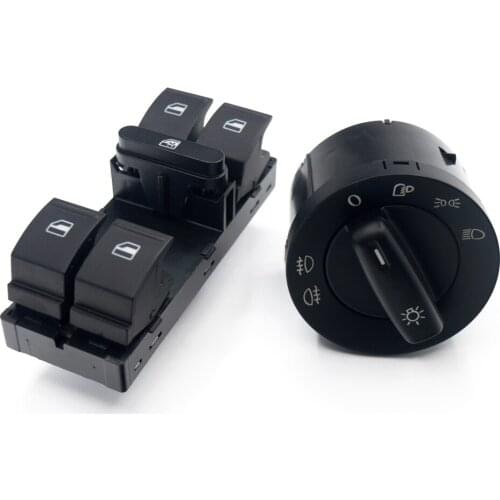 Good Quality Fog Lamp Headlight Window Switch Button For VW jetta mk5 golf 5 6 tiguan passat b6 CC 1K0 941 431N 1K4 959 857