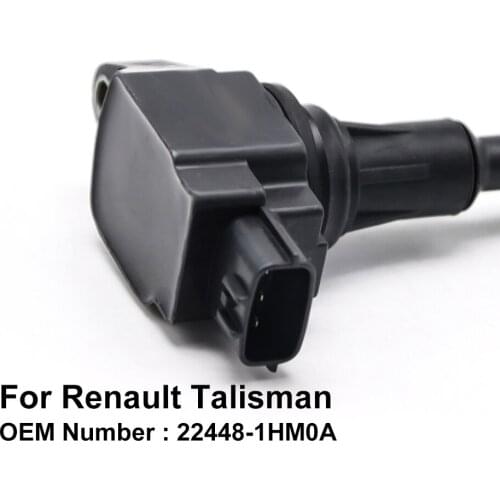 COWTOTAL Ignition Coil for Renault Talisman Engine Code 2ZVA604 2.5L 5ZVB605 3.5L OEM 22448-1HM0A ( Pack of 4 )