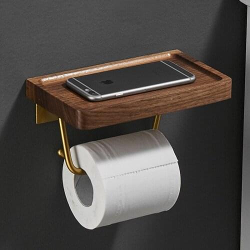 Creative Wooden Tissue Box Bathroom Wall Mounted Vintage Tissue Box Paper Holder Storage Emballage Toilet Decoration Accessories