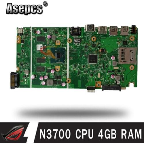 AKEMY X541SA motherboard For ASUS X541 X541S X541SA laptop motherboard X541SA mainboard test OK N3700 cpu 4GB RAM