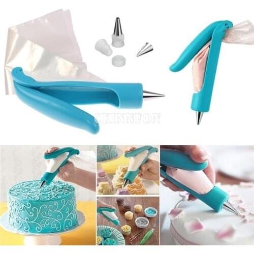 200Pcs/Lot Fashion Kitchen Tool Cake Cupcake Frosting Deco Pen Dessert Decorating Tools Celebrate