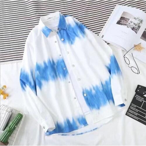 2021 Summer Shirt Mens Short Sleeve Retro Hong Kong Port Hong Kong Wind Brand Wind 46