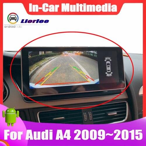 Android Update Car Multimedia Player System For Audi A4 2009~2015 Touch Screen GPS Navigation Bluetooth