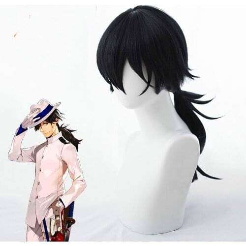 Game Fate Grand Order Cosplay Wigs Ryouma Sakamoto Cosplay Synthetic Wig Hair Halloween Carnival Party Anime Cosplay Wig