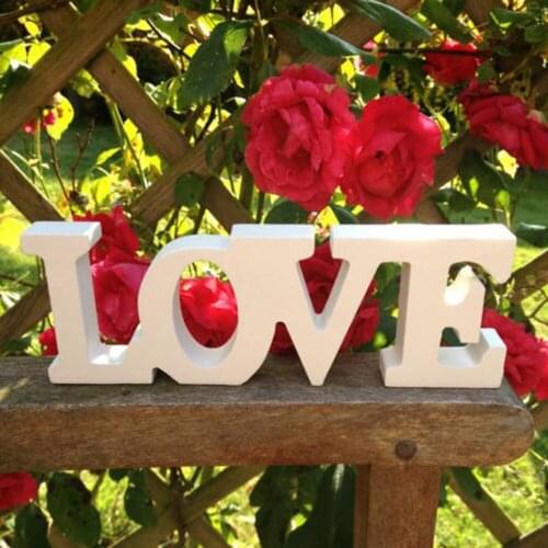 Personalized White Letter LOVE Letters Romantic Wedding Decorations Marriage Love Wedding Sign