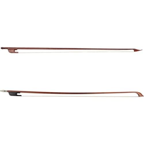 NAOMI Professional Violin/Fiddle Bow 4/4 Bow Baroque Style Frog White Mongolia Horsehair Well