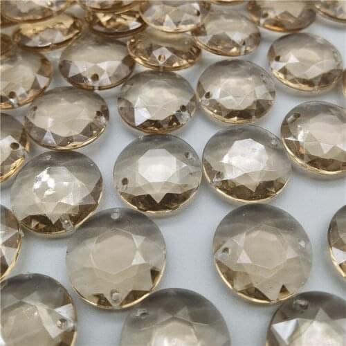 Transparent Beads 18mm round Sequin Ornament Accessories Acrylic Beads Lighting Accessories beads for jewelry making