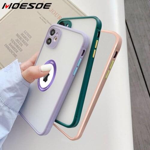 For iPhone 12 Pro Max 11 X XS XR 7 8 Plus Transparent Acrylic Back Cover Phone Case For iPhone 11 Pro XS Max SE 2020 7 8 Cover