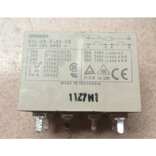 Relay G7L-2A-P-80-CB 24VDC G7L-2A-P-80-CB
