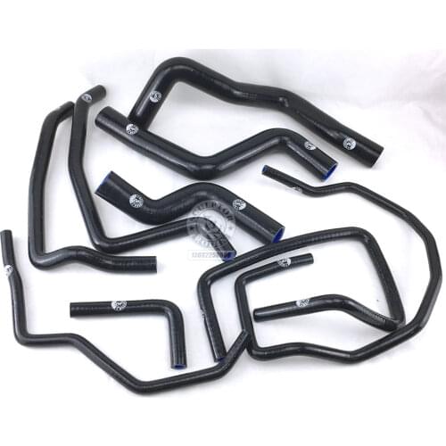 Silicone Radiator Coolant Heater Hose Fit For Mazda RX8 RX-8 13B-MSP 2003-2008 (9PCS) red/blue/black