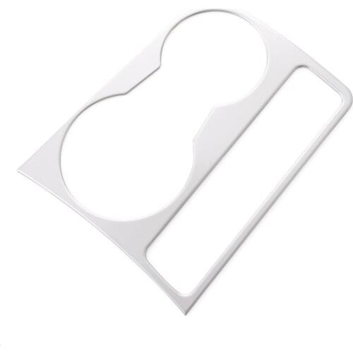 Car Styling Sticker Cup Holder Decorative Frame cover Trim For Audi A5 A4 B8 2010-2015