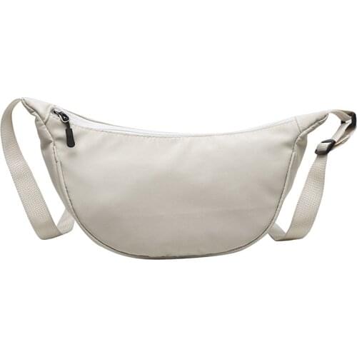 Newhotstacy Bag 07182021 Ladies nylon bag messenger bag wide shoulder belt dumpling bag