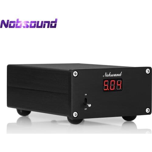 Nobsound Universal 5V/9V/12V/15V/24V Regulated Linear Power Supply LPS with LED Display for XMOS USB DAC Headphone Amp