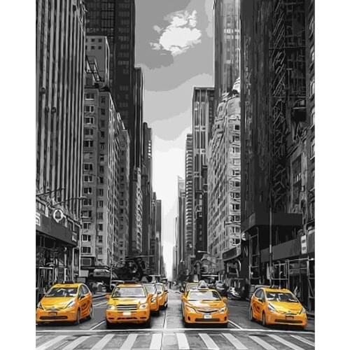 5D DIY diamond painting Street view sports car Full square/round Embroidery Pattern Cross stitch kits mosaic wall stickers