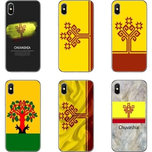 Krasnoarmeyskoe Chuvashia Flag Accessories Phone Case For iPhone 11 Pro XS Max XR X 8 7 6 6S Plus 5 5S SE 4S 4 iPod Touch 5 6
