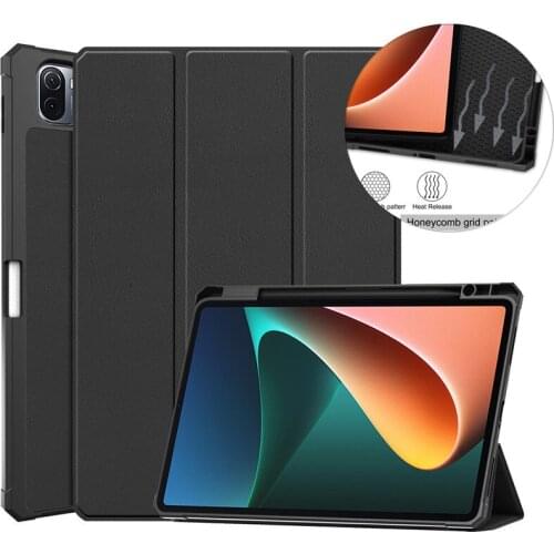 Case for Xiaomi Mi Pad 5 Pro with Pencil Holder Smart Shell Stand Cover Case for Mi Pad 5 Pro Mi Pad5 MiPad 5 2021 2021 Tablet