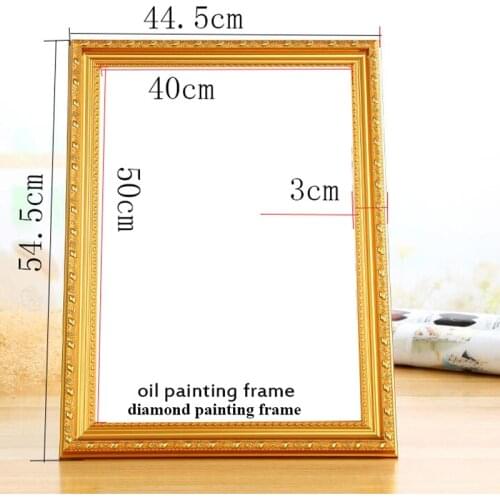 Wood stretcher diy oil painting diamond Mosaic Thick wood frame wall painting picture frame Photo Inner frame sticker