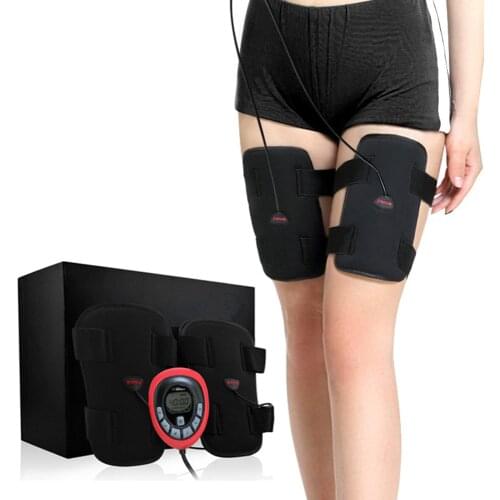 Eletric Muscle Stimulator Massager TENS Anti Cellulite EMS Legs Belts Muscle Trainner ABS Slimming Thigh Weight Loss Band