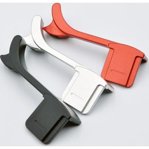 Thumbs UP Grip For Leica Q-P Q Q2 Camera Aluminum Metal Custom Mount Hot Shoe Grip Black Red
