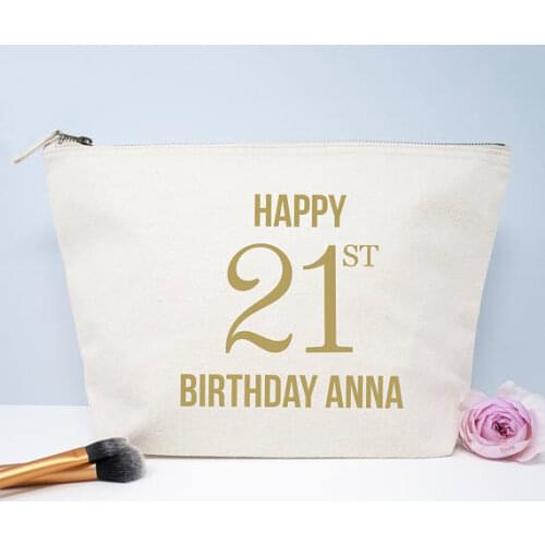 Custom birthday Name Pouch bridesmaid wedding Gift Make Up Cosmetic Bags Purses Unique Gift for Bridal Party Bags