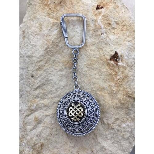 Medical Health Care Motif Filigree Silver Is Keychain Midyat