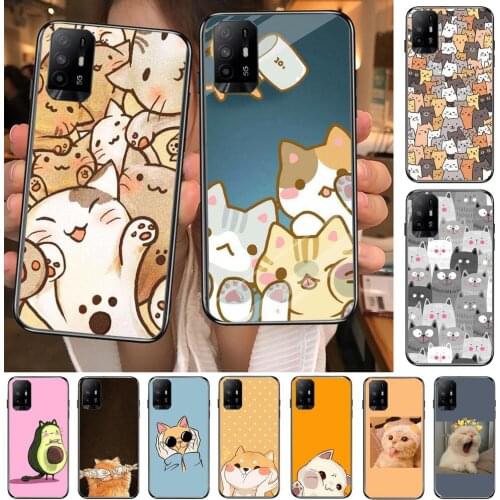 Cute cartoon catFor Realme C3 Case Soft Silicon Back cover OPPO Realme C3 RMX2020 Coque Capa Funda find x3 pro C21 8 Pro a91