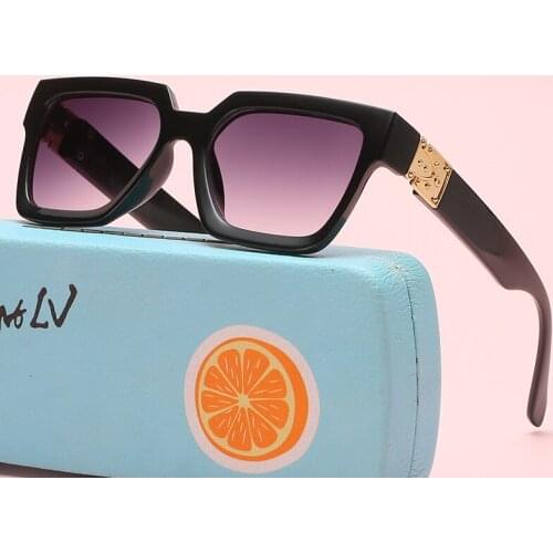 2021 New Classic Sqaure Children Sunglasses Kids Fashion Metal Sun Glasses Brand Design Boys Girls Trend Eyeglasses Uv400