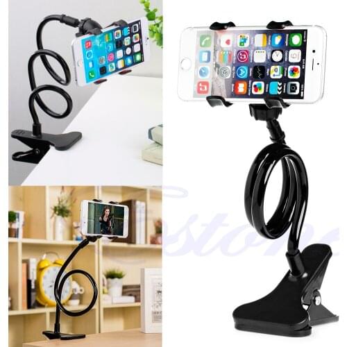 Hot Universal Lazy Bed Desktop Mount Car Stand Holder For Cell Phone Long Arm