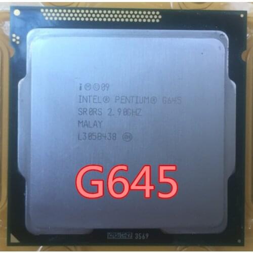 Intel Pentium G645 g645 3M Cache 2.9 GHz L3=3M LGA 1155 TDP 65W desktop CPU processor