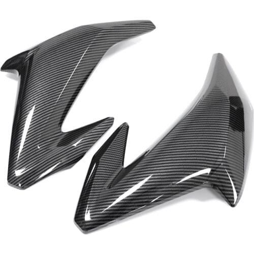 Carbon Fiber Paint Gas Tank Side Trim Insert Cover Panel Fairing For Kawasaki Z900 2017 2018 2019 17 18 19