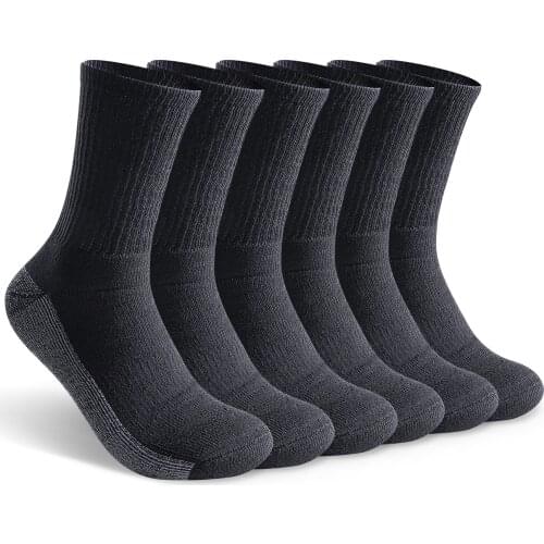 Outdoor Sports Socks , Sweat-absorbent and Breathable Cotton Men Socks 6 Pairs，Winter Socks