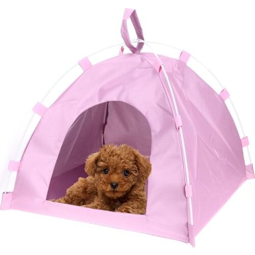 Waterproof Oxford Pets Houses Tent Dog Cat Playing Bed Portable Folding Mat