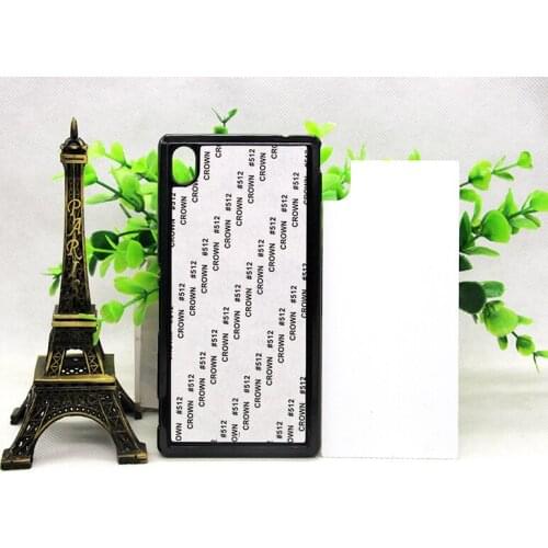 Wtsfwf DIY 2D Sublimation hard PC Blank Case for Sony M4 with Aluminum Inserts 10pcs/lot