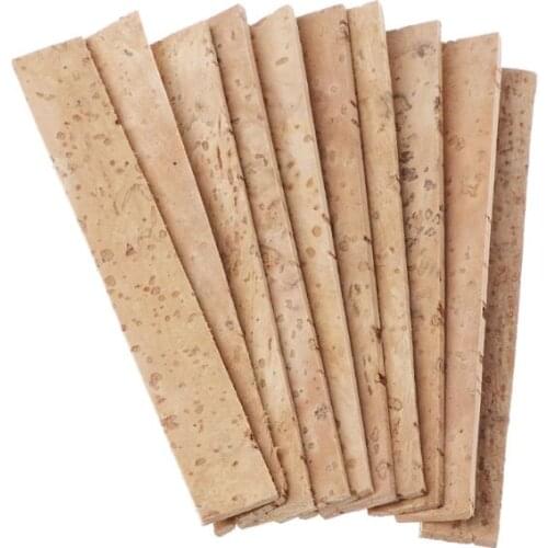 10pcs Clarinet Cork Bb Joint Corks Sheets For Saxophones Musical Instruments 81*11*2mm