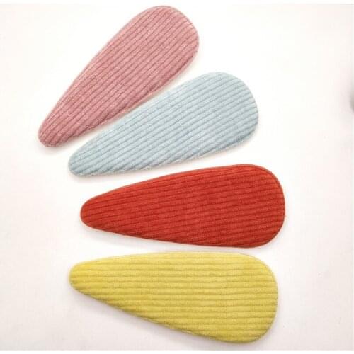 10pcs/lot 13.5cm felt love padded applique snap clip cover for BB Headdress clip accessories