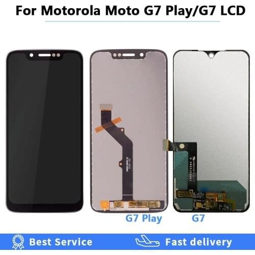 100% Test For Moto G7 XT1962 LCD Screen Display Touch Digitizer Screen glass Replacement For Motorola g7 Play LCD Display +tools