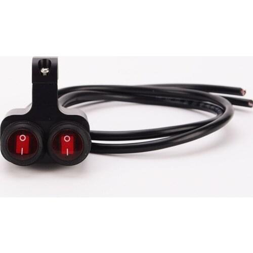 2019 12v/16a Motorcycle Cnc Aluminum Alloy Switch Waterproof 22mm 2 Way Switch Motorcycle Waterproof Switches Handlebar