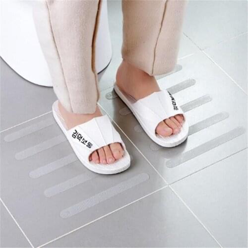 5Pcs Anti Slip Bath Grip Stickers Non Slip Shower Strips Floor Safety Tape bathroom stickers room decoration