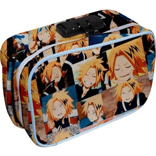 Denki Kaminari 3D Merch Oxford cloth 3D printing Deodorant Tobacco Bag Storage Bag Cosmetic Bag