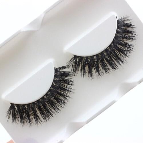 Dramatic 3D Faux Mink Soft Natural Long Cross Fake Eye Lashes Handmade Thick False Eyelashes Extension Beauty Makeup Tools