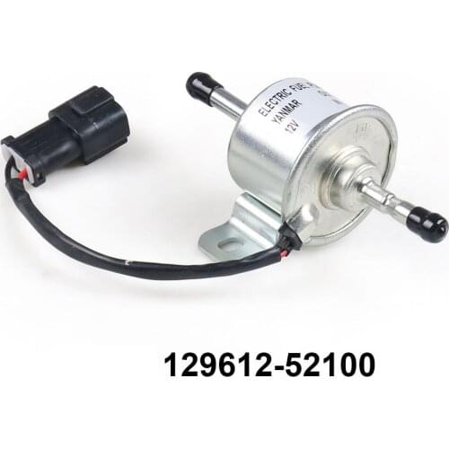 12V Electronic Fuel Pump New Fuel Feed Pump for Yanmar 4TNV88 3TNV88 4TNV84 Mini Excavator 129612-52100 For Auto Accessories 1PC