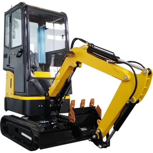 Crawler type ht10 1000kg 1 ton EPA euro 5 hydraulic excavator with rubber track with driving cab