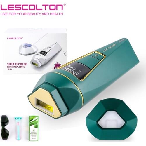 LESCOLTON Laser Hair Removal IPL Epilator for Women and Men Laser Epilator 400000 Flashes Permanent Hair Removal Device-T015C