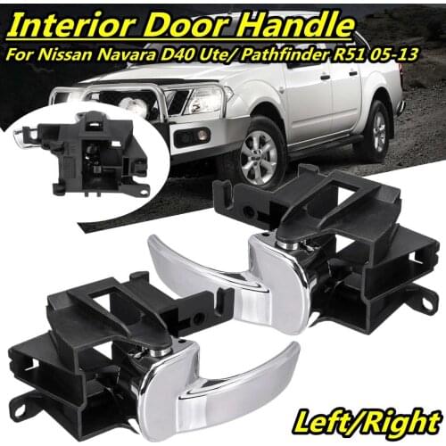 Left/Right Car Interior Parts Door Handles For Nissan Navara D40 Ute/ Pathfinder R51 2005-2013 W02-7772057-2 W02-7772057-1