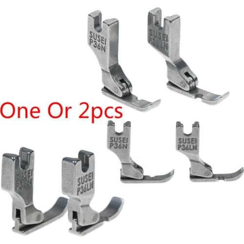 One Or 2pcs Industrial Sewing Machine Flatcar Unilateral Presser Foot Steel-Sided Zipper Foot P36LN / P36N Presser Foot