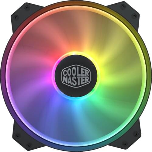 Cooler MasterMF200R ARGB 20cm CPU water cooling fan silent 5V/3PIN, with addressable RGB lighting