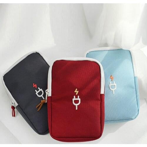 Travel Packing Organizers Accessories Travel Carrying Case Bag For Various USB Cable