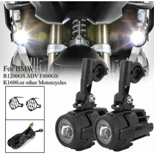 Motorcycle Front Fog Light Led Driving Passing Fog Lamp Lights Auxiliary For BMW R1250GS R1200GS F750GS F850GS G310GS Universal