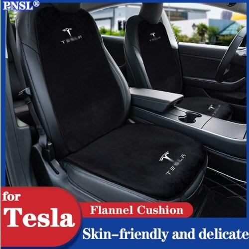 PNSL car Seat Cover Protector Front Rear Seat Backrest Cushion Pad Mat for Tesla Model 3 S Y X Roadster Cybertruck series