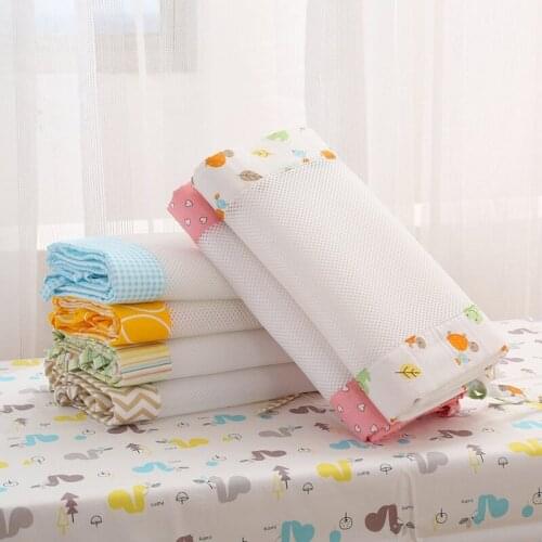 Customized Summer 3D Breath-Proof and Anti-Collision and Polyester Baby Bumpers Insurance Rod Newbaby Bedding Kit Safety Fence